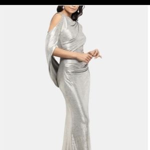 Betsy and Adam metallic color dress size 2